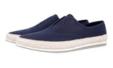 Prada Men's Blue Espadrilles Canvas Sneaker 4E3114