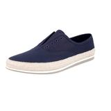 Prada Men's Blue Espadrilles Canvas Sneaker 4E3114