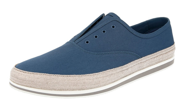 Prada Men's 4E3114 3O9T F0D57 Textile Sneaker