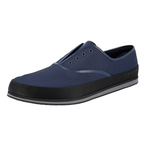 Prada Men's Blue St. Tropez Slip-on Sneaker 4E3114