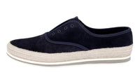 Prada Men's Blue Leather St.tropez Sneaker 4E3114