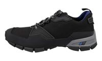Prada Men's Black Leather Crosssection Sneaker 4E3147
