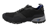 Prada Men's Black Leather Crosssection Sneaker 4E3147