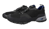 Prada Men's Black Leather Crosssection Sneaker 4E3147