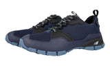 Prada Men's Blue Leather Crossection Sneaker 4E3147