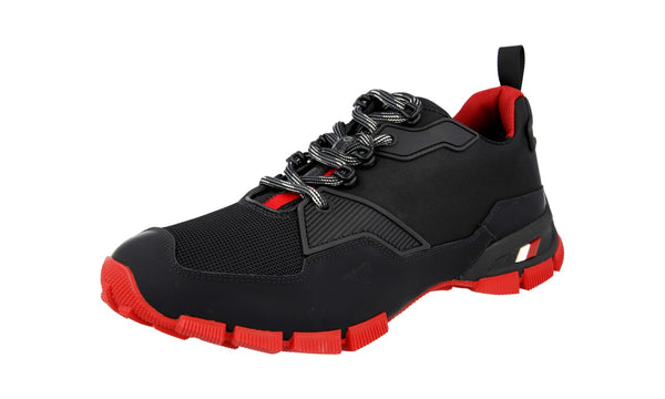 Prada Men's 4E3147 1OZ0 F0H0Y Leather Sneaker
