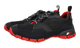 Prada Men's Black Leather Crossection Sneaker 4E3147