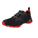 Prada Men's Black Leather Crossection Sneaker 4E3147