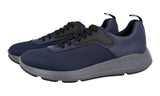 Prada Men's Blue Red Stripe Linea Rossa Sneaker 4E3148