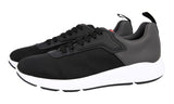 Prada Men's Black Red Stripe Linea Rossa Sneaker 4E3148