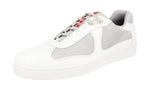 Prada Men's 4E3166 3C37 F0J36 Leather Sneaker