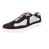 Prada Men's Purple Leather Americas Cup Downtown Sneaker 4E3166