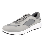 Prada Men's Grey Leather Sneaker 4E3172