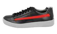 Prada Men's Black Leather Sneaker 4E3196