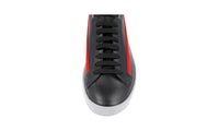 Prada Men's Black Leather Sneaker 4E3196