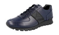 Prada Men's 4E3198 3O9U F0216 Leather Sneaker