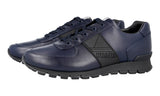 Prada Men's Blue Leather Prax Matchrace Sneaker 4E3198