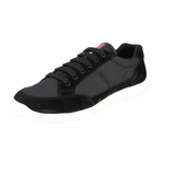 Prada Men's Black Leather Sneaker 4E3222
