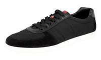 Prada Men's 4E3228 OQT F0967 Leather Sneaker