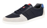 Prada Men's 4E3228 OQT F0WBM Leather Sneaker