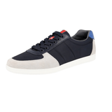 Prada Men's Multicoloured Leather Nylon Red Stripe Linea Rossa Sneaker 4E3228