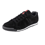 Prada Men's Black Leather Sneaker 4E3230