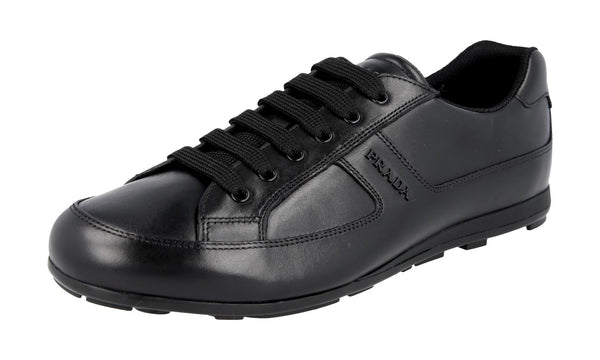 Prada Men's 4E3231 3O9U F0002 Leather Sneaker