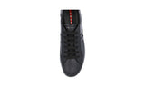 Prada Men's Black Leather Monte Carlo Sneaker 4E3231