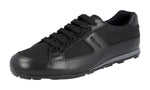 Prada Men's 4E3231 3OA2 F0002 Leather Sneaker