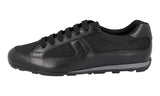 Prada Men's Black Leather Sneaker 4E3231