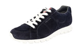 Prada Men's 4E3233 O53 F0008 Heavy-Duty Rubber Sole Leather Sneaker