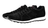 Prada Men's Black Leather Sneaker 4E3233