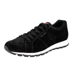 Prada Men's Black Leather Sneaker 4E3233