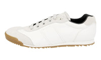 Prada Men's White Leather Sneaker 4E3236