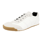 Prada Men's White Leather Sneaker 4E3236