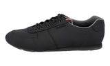 Prada Men's Black Red Stripe Sneaker 4E3245