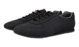 Prada Men's Black Red Stripe Sneaker 4E3245