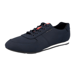 Prada Men's Blue Red Stripe Linea Rossa Sneaker 4E3245