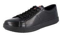 Prada Men's 4E3256 3O9U F0002 Leather Sneaker