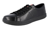 Prada Men's 4E3256 3O9U F0002 Leather Sneaker
