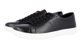 Prada Men's Black Leather Sneaker 4E3256