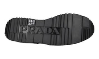 Prada Men's Black Full Brogue Leather Derby Sneaker 4E3258