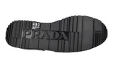 Prada Men's Black Full Brogue Leather Derby Sneaker 4E3258