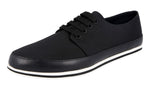 Prada Men's 4E3260 OL5 F0002 Nylon Lace-up Shoes