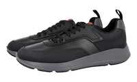 Prada Men's Black Leather Sneaker 4E3270