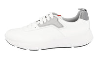 Prada Men's White Leather Sneaker 4E3270