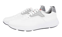 Prada Men's White Leather Sneaker 4E3270