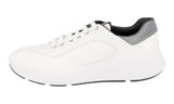 Prada Men's White Leather Sneaker 4E3282