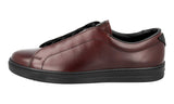 Prada Men's Red Leather Sneaker 4E3286