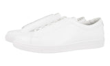 Prada Men's White Leather Sneaker 4E3286